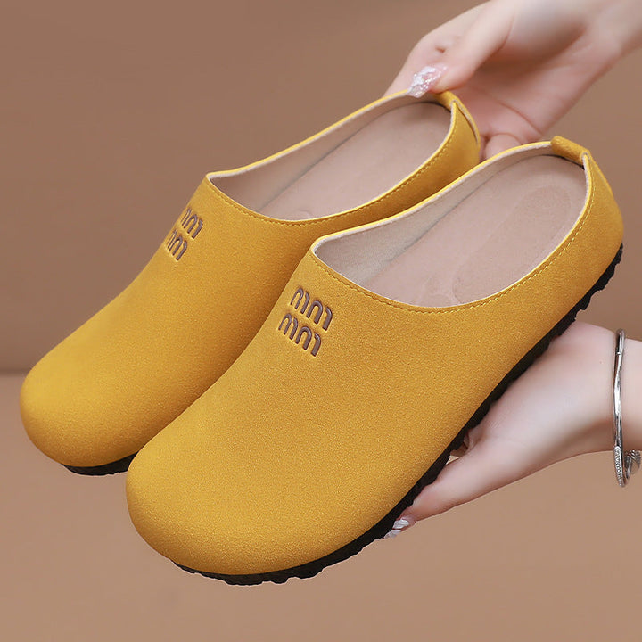 Damen Komfortable Clogs mit rutschfester Sohle und flexiblem Obermaterial Drune