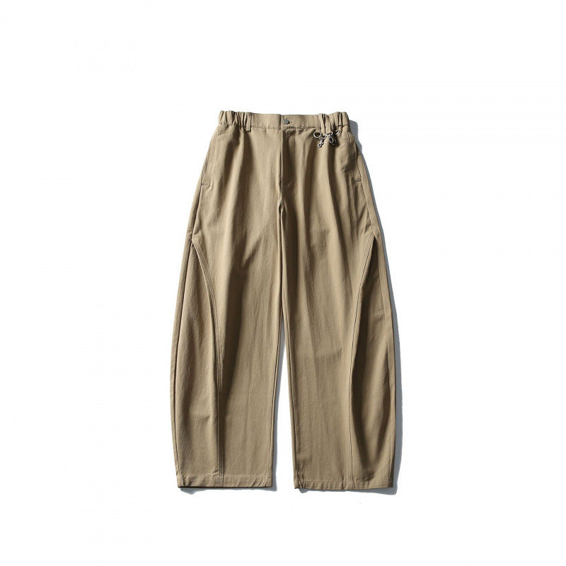 Herren Weite Utility-Hose mit elastischem Bund und markanten Nahtpaneelen Drune