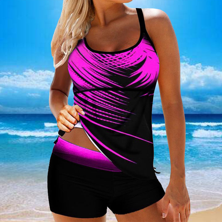 Damen Sportliche Badebluse mit Shorts Drune