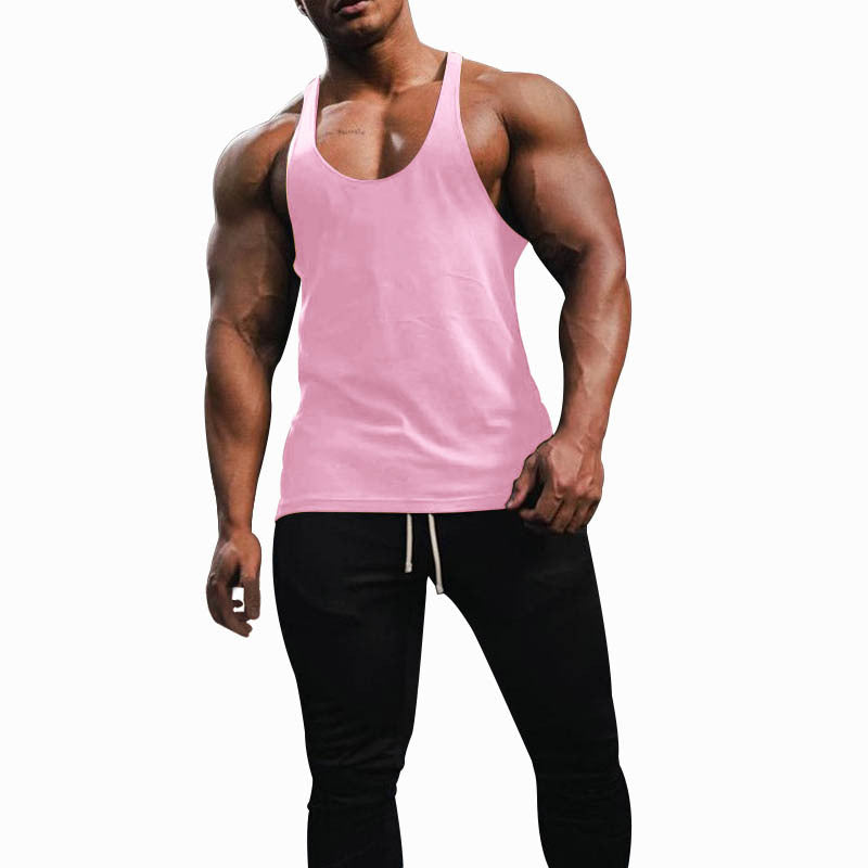 Herren Sporttanktop mit racerback Design und atmungsaktiver Baumwolle Drune