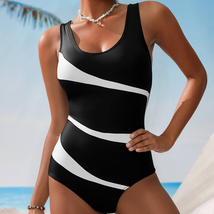 Damen Sportlicher Badeanzug Drune