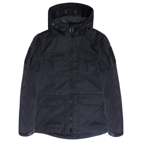 Men's  technical hooded field jacket with multi-flap utility pockets Drune