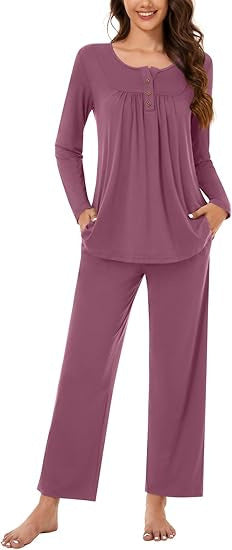 Damen Schlafanzug Set Drune