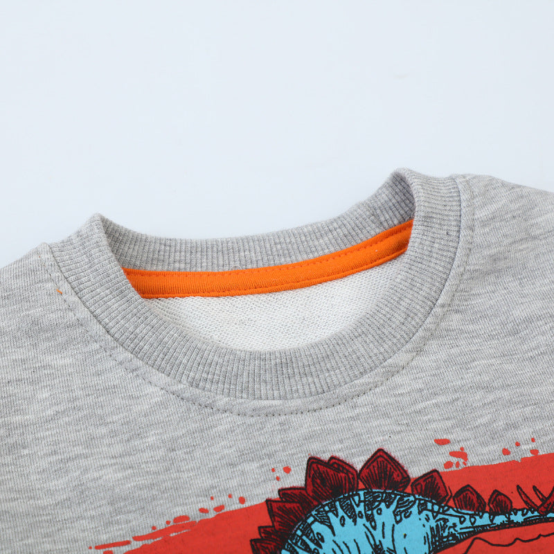 Jungen Sweatshirt mit lebendigem Dinosaurier-Motiv Drune