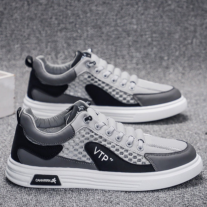 Damen Sportliche Sneaker mit atmungsaktiver Netzoberfläche und antirutschenden Sohlen Drune