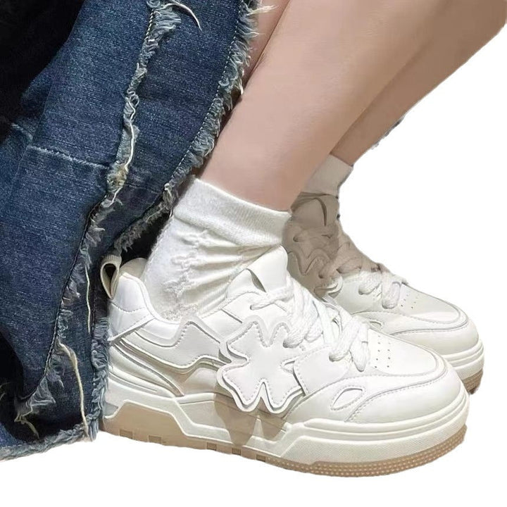 Damen Trendige Sneakers mit modischem Sternen-Design Drune