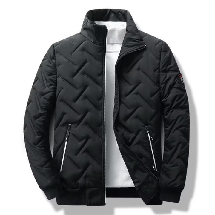 Herren Winter Steppjacke mit hochabschließendem Kragen Drune