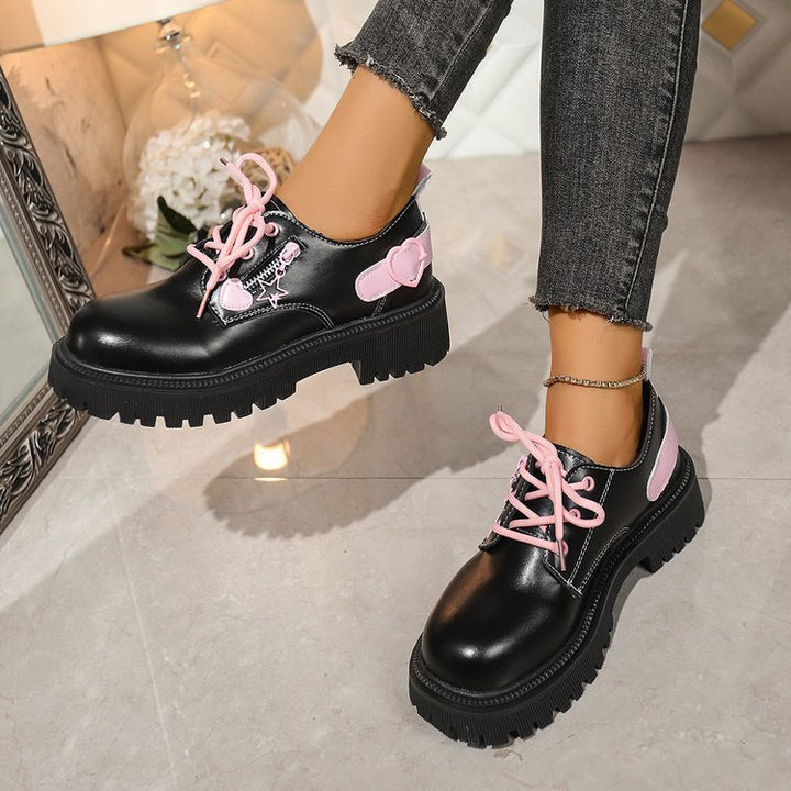 Damen Modische Schnürstiefeletten mit ausgefallenem Design Drune