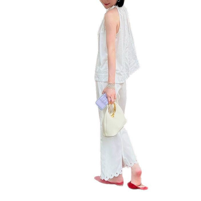 Damen Elegante und luftige Bluse mit reichem Detail Drune