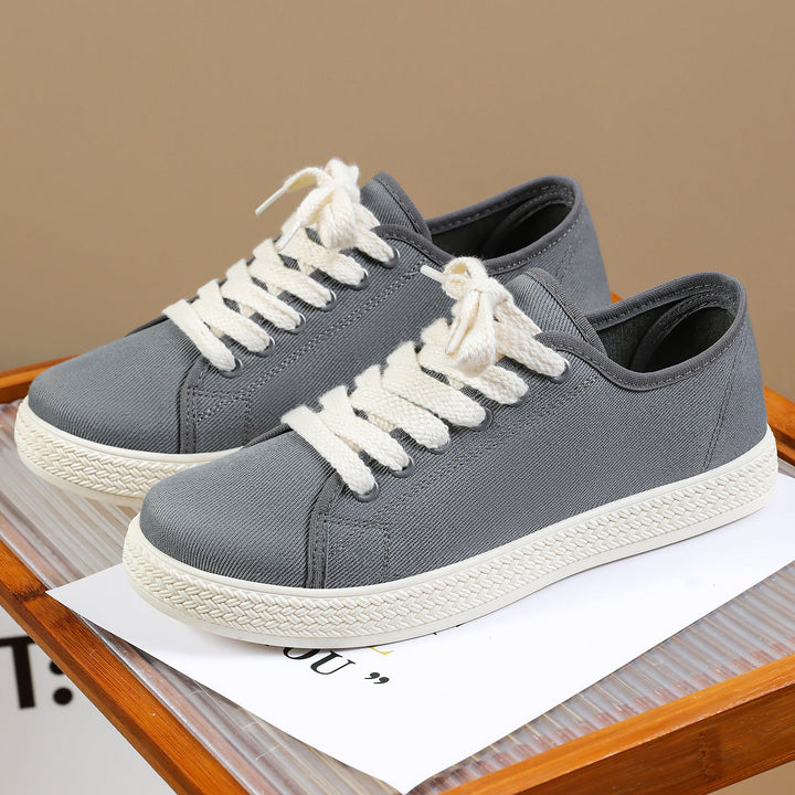 Damen Urbanes Canvas Sneakermodell mit zeitlosem Design Drune