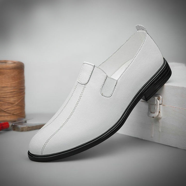 Herren Eleganter Business-Slipper aus Lederoptik mit elastischem Einstieg und dämpfender Komfortsohle Drune
