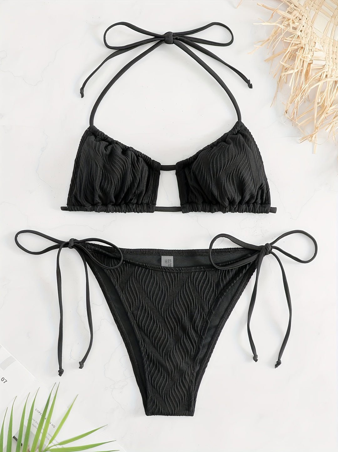 Damen Triangel-Bikini mit raffiniertem Rüschendesign Drune