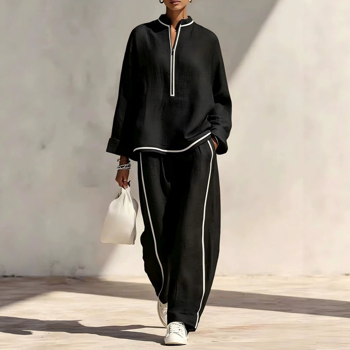Damen Luftiges und elegantes Pyjama-Set Drune