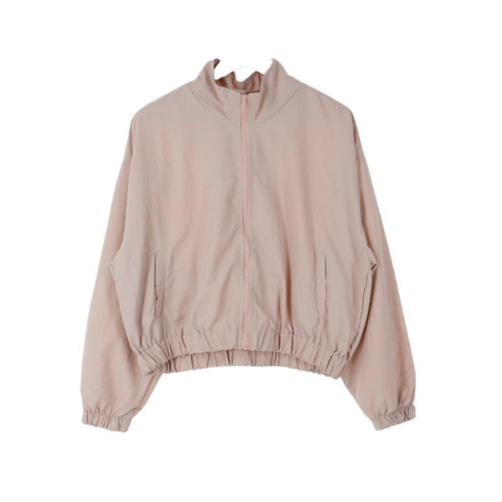 Damen sportliche Übergangsjacke mit voluminösen Ärmeln Drune