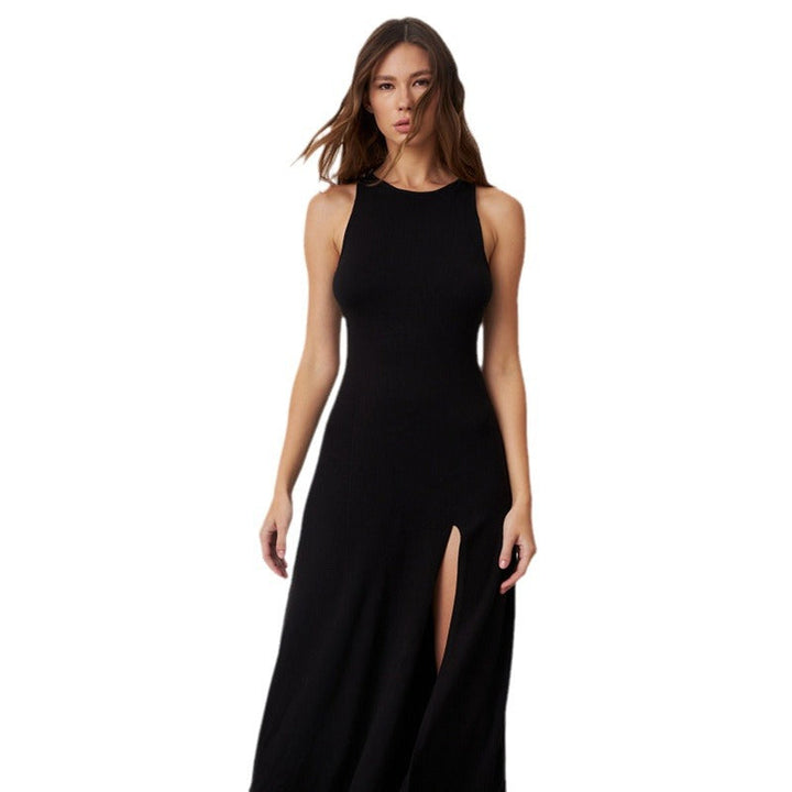 Damen Maxikleid mit seitlichem Schlitz Drune