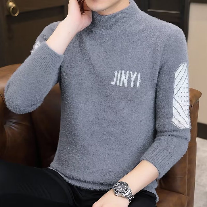 Herren eleganter Strickpullover mit modernen Details Drune
