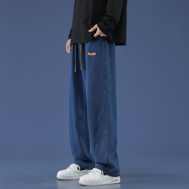 Herren Bequeme Weitgeschnittene Freizeithose