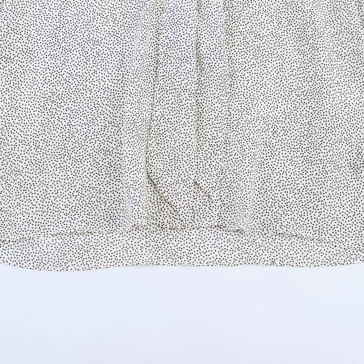 Damen Oversize-Bluse mit Schleifenkragen und Ballonärmeln Drune