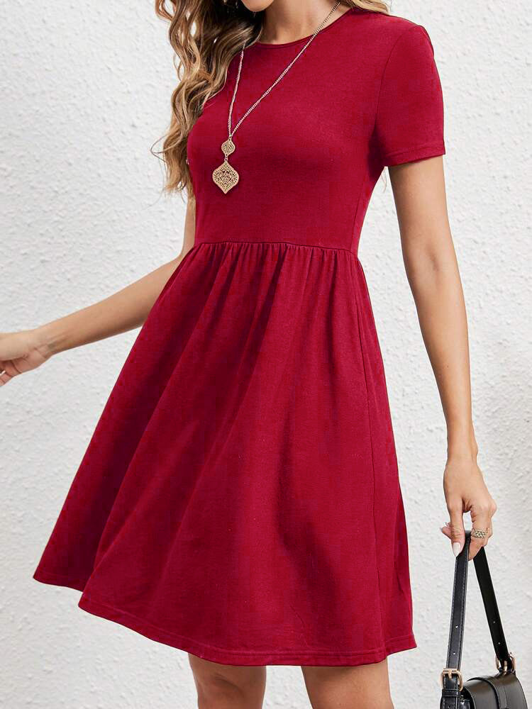 Damen Freizeitkleid mit Taillierung und elegantem Rock Drune