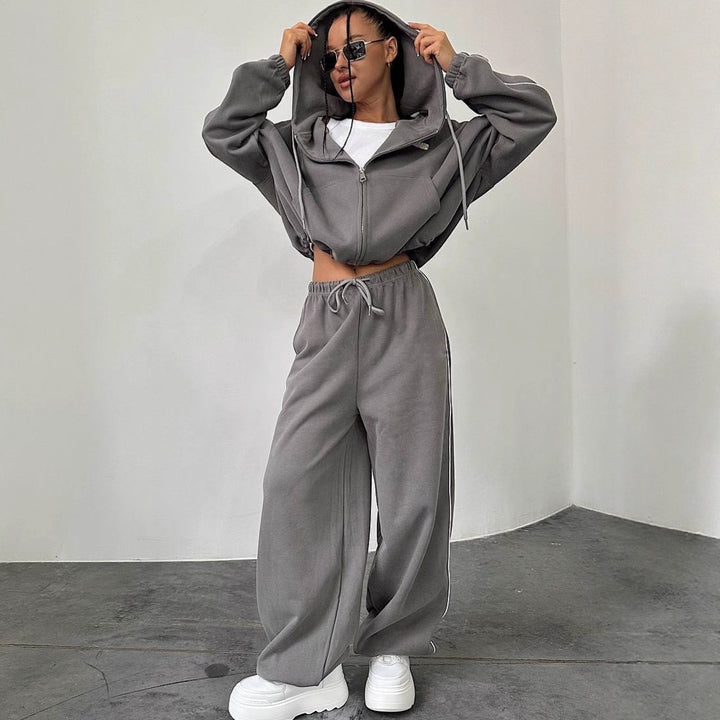 Damen Oversize Hoodie-Set Drune