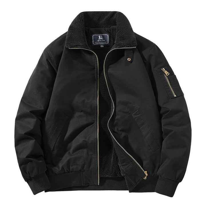 Herren Urbaner Blousonjacke mit Teddyfutter Drune