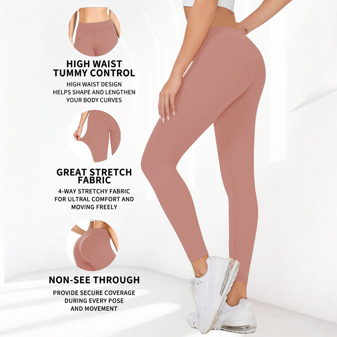 Damen Sportleggins mit hohem Bund und formendem Effekt Drune