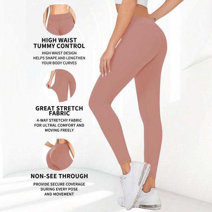 Damen Sportleggins mit hohem Bund und formendem Effekt Drune
