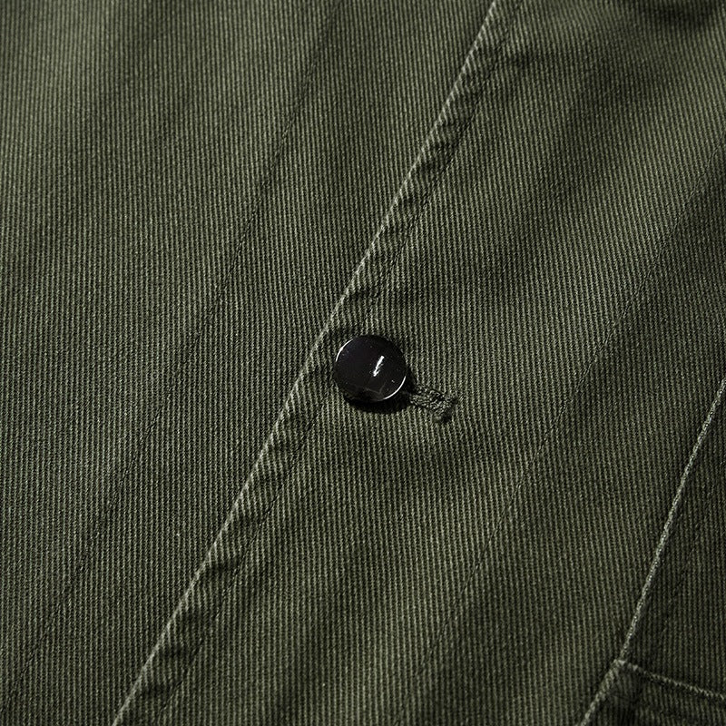 Unisex Oversize-Arbeitsjacke im Overshirt‑Stil aus Canvas mit aufgesetzten Taschen Drune