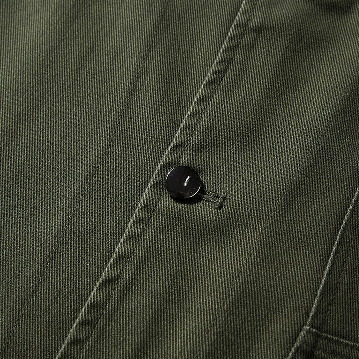 Unisex Oversize-Arbeitsjacke im Overshirt‑Stil aus Canvas mit aufgesetzten Taschen Drune