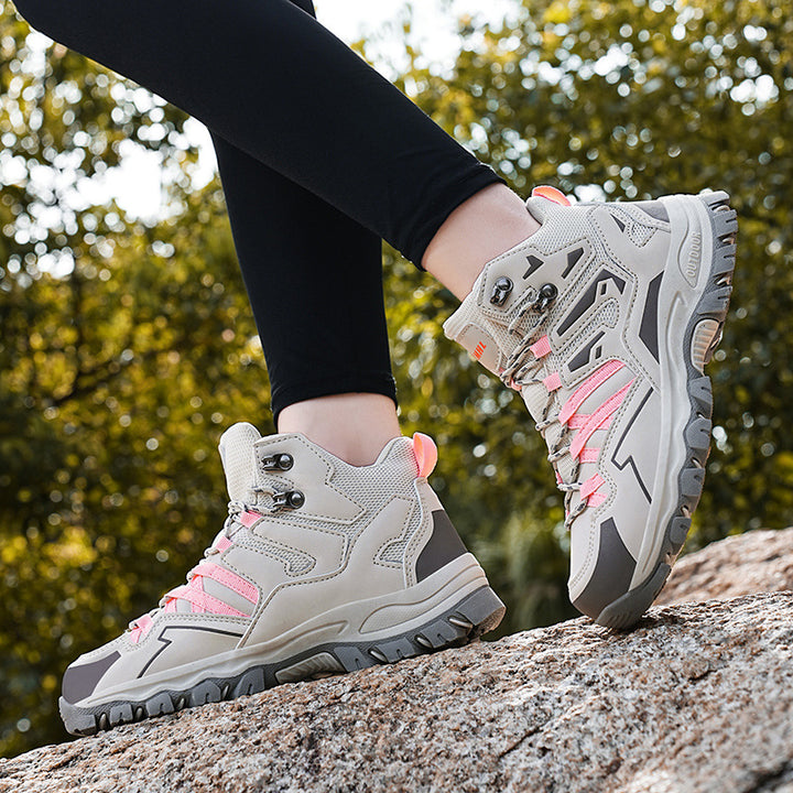 Damen Knöchelhohe Trail‑Wanderstiefel mit atmungsaktivem Mesh und griffiger Profilsohle Drune