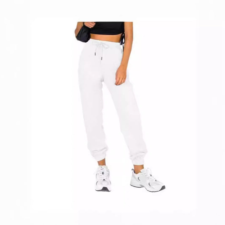 Damen Sportliche Sweatpants mit praktischem Kordelzug und elastischem Bund Drune