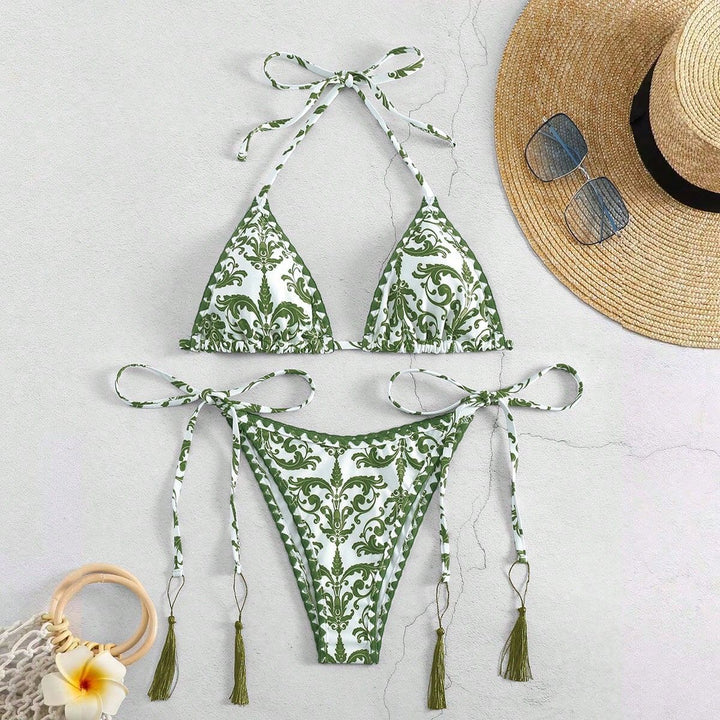 Damen Bikiniunterteil mit eleganten Quastendetails Drune
