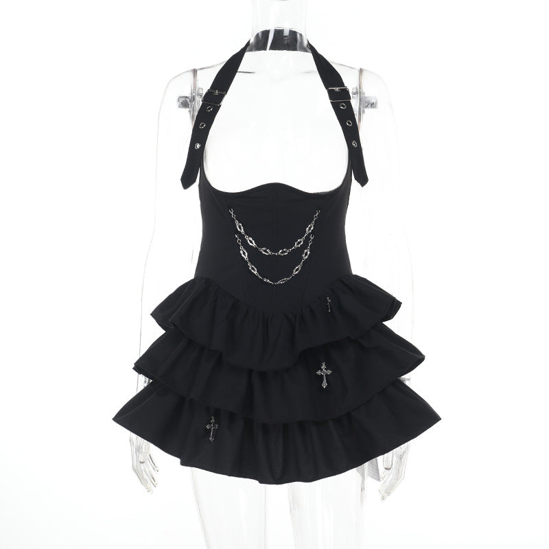 Damen figurbetonte Bluse mit Rüschendetails und Schnürung Drune