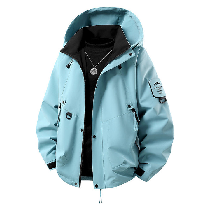 Herren Outdoor-Softshelljacke mit wasserabweisender Membran, vielseitigen Utility-Taschen und verstellbaren Bündchen Drune