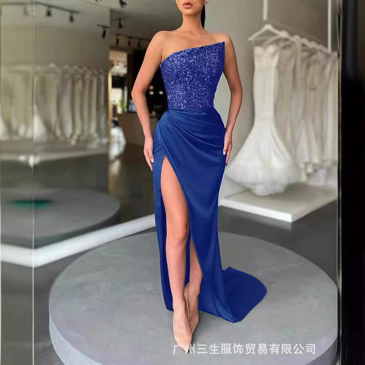 Drune | Elegantes mittellanges Abendkleid