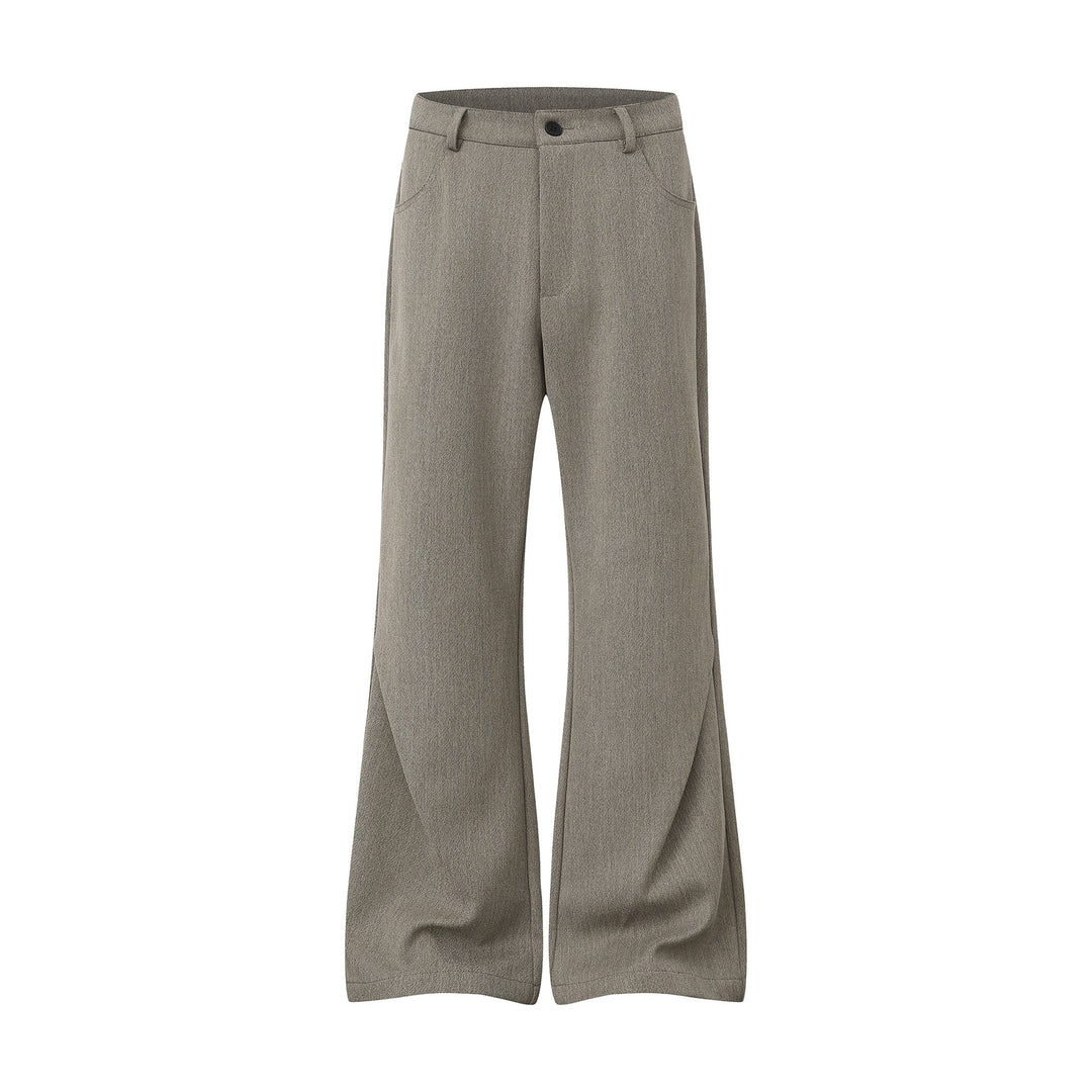 Damen Weite High‑Waist Culotte-Hose aus strukturierter Wollmischung Drune