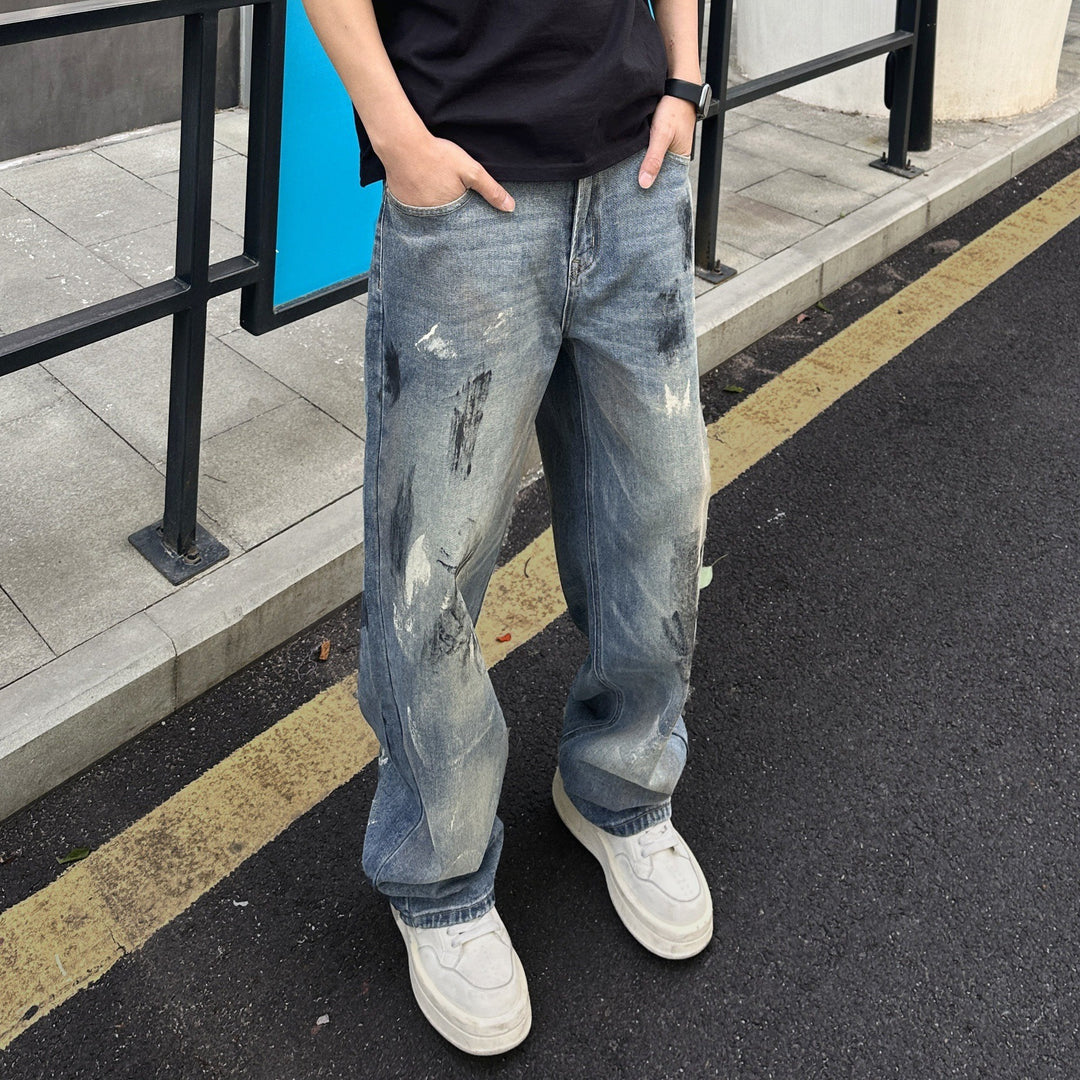Herren Modische Baggy Jeans Drune
