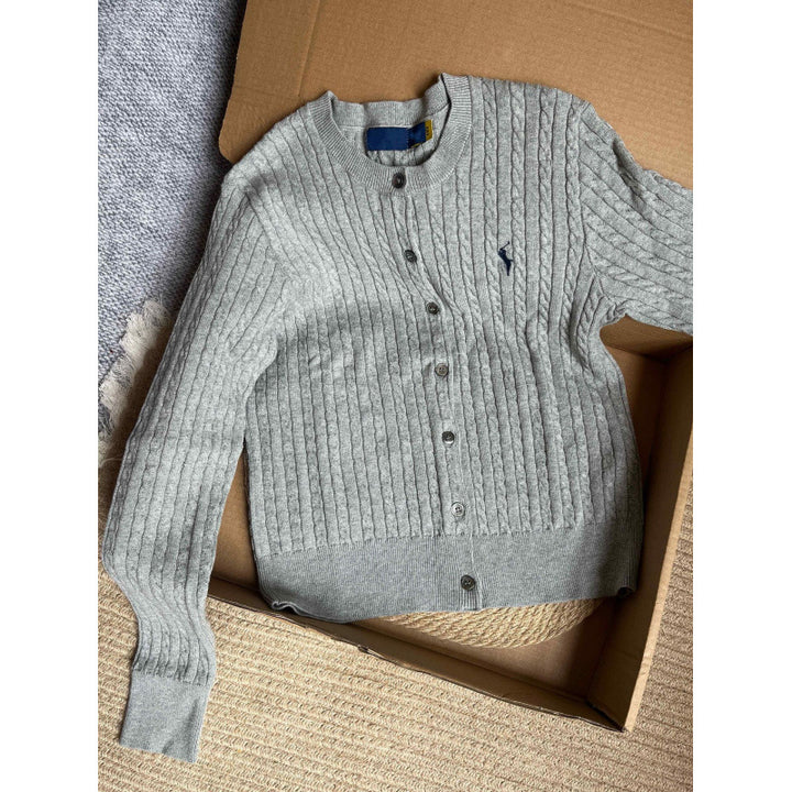 Damen Klassischer Strickcardigan Drune