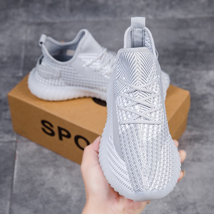 Unisex Strick-Sneakers mit sockenähnlichem Schaft und profiliertem Gummiprofil Drune