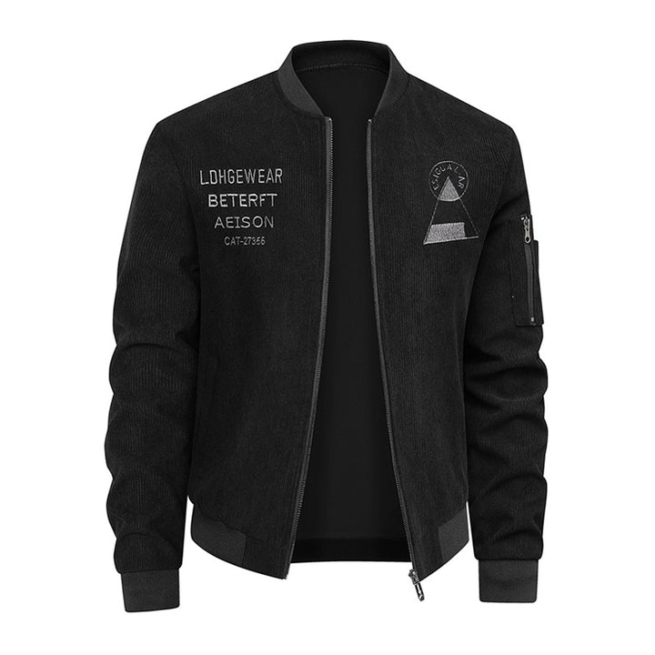 Herren Modische Cord Bomberjacke Drune