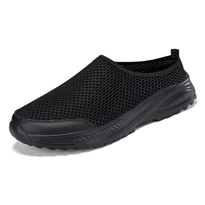 Unisex nan atmungsaktiver Mesh-Mule mit griffiger Flexlaufsohle und gepolstertem Komfortfußbett Drune
