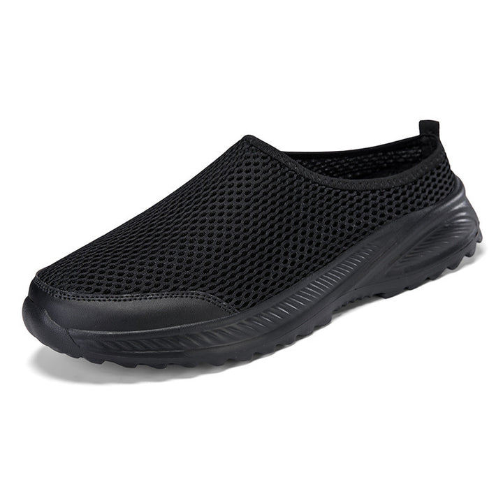 Unisex nan atmungsaktiver Mesh-Mule mit griffiger Flexlaufsohle und gepolstertem Komfortfußbett Drune