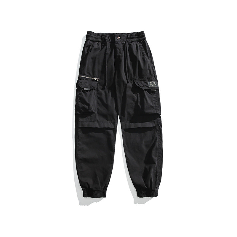 Herren Cargo-Joggerhose mit elastischem Bund und multifunktionalen Pattentaschen Drune