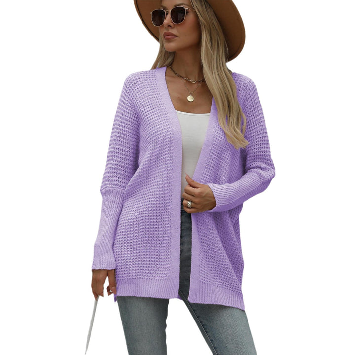 Damen offene Strickjacke mit lässigem Schnitt und weichem Material Drune