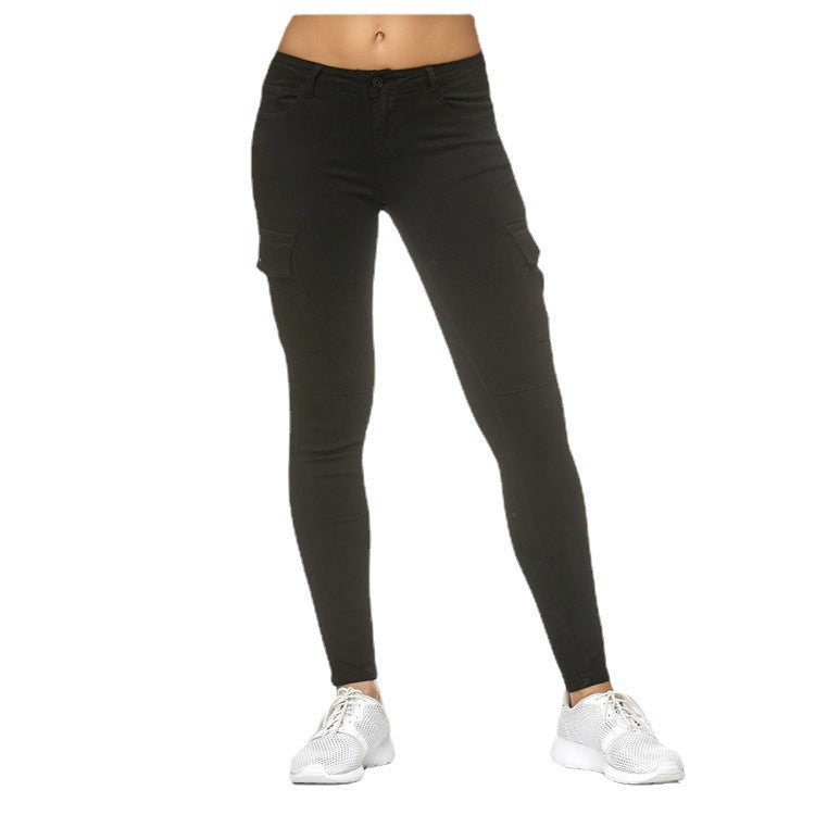 Damen Cargo-Hose mit elastischem Bund und praktischen Seitentaschen Drune