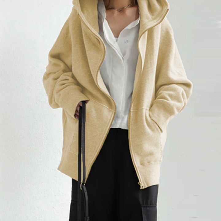 Drune | Lässige Jacke mit Kapuze und Reißverschluss