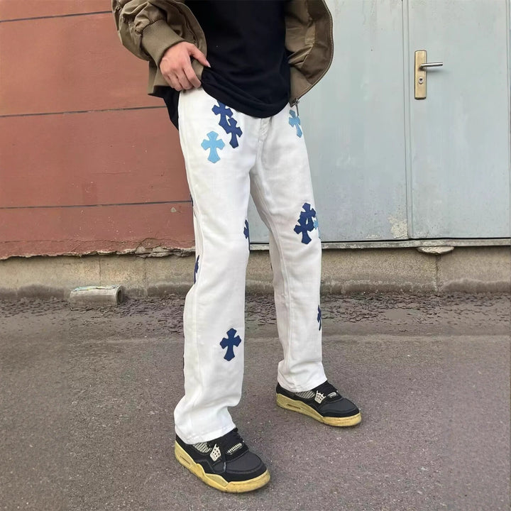 Herren Weitgeschnittene Custom Denim-Jeans Drune
