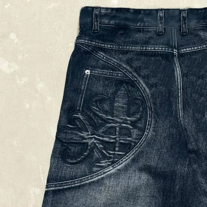 Damen Weit geschnittene Jeans Drune