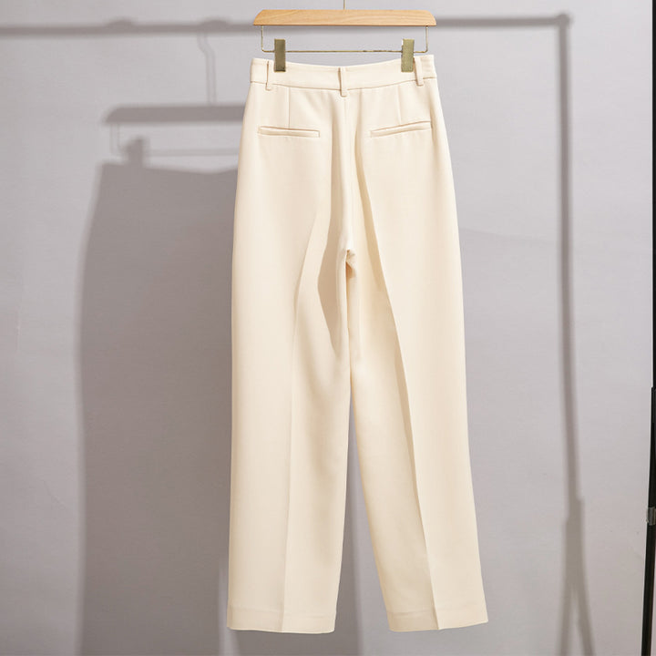 Damen Tailored Palazzo-Hose mit Bügelfalte und verdecktem Hakenverschluss Drune