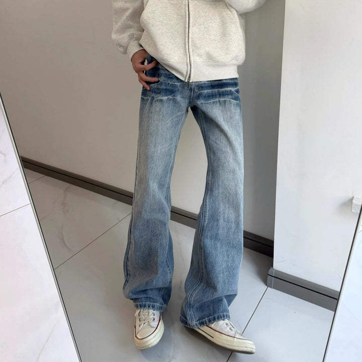 Damen Modische Weitgeschnittene Jeans Drune